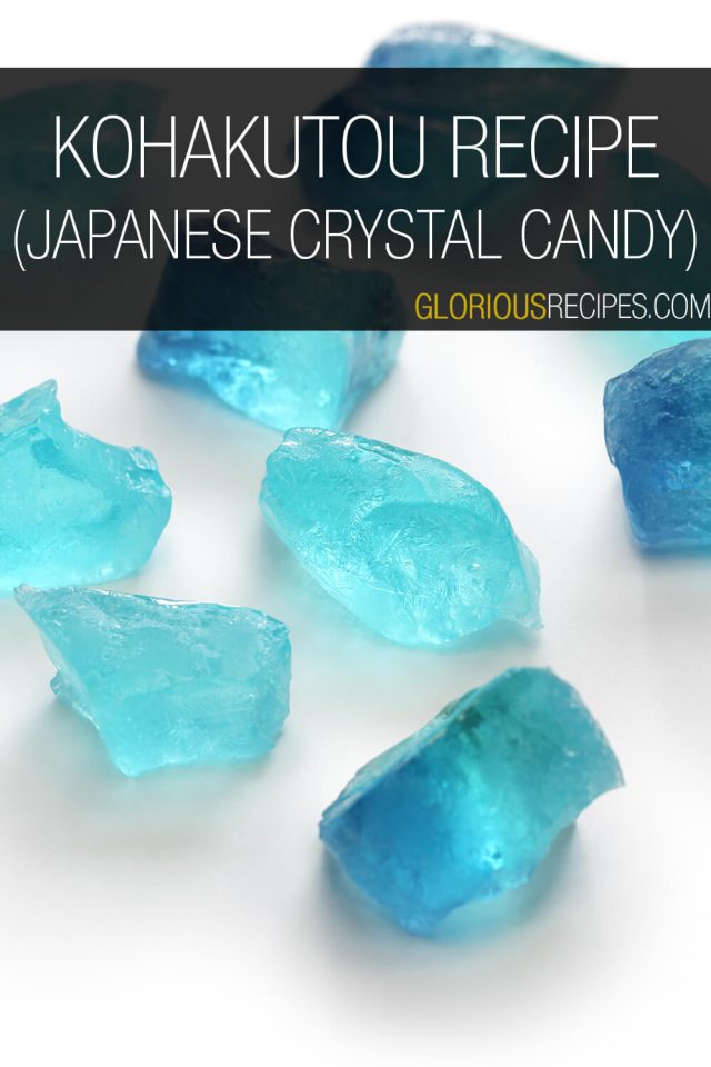 Kohakutou Recipe Japanese Crystal Candy 9602