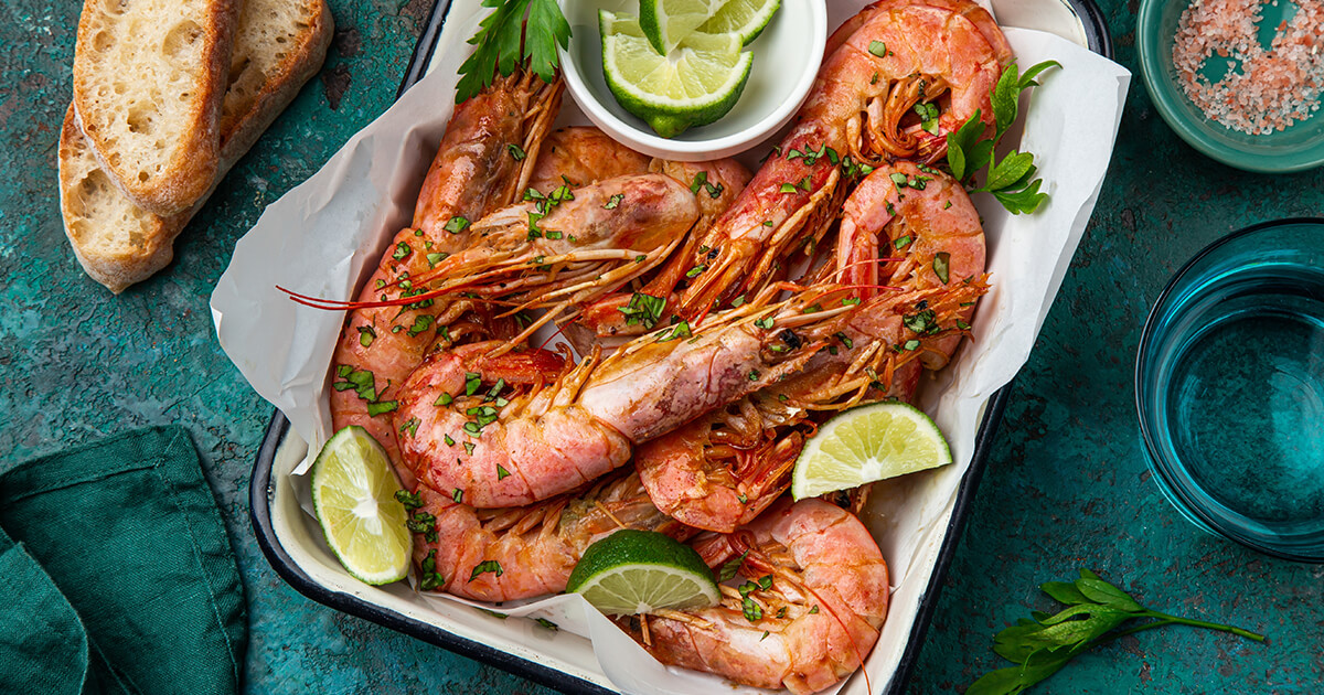 Roasted Colossal Prawns with Clams & Gremolata — add1tbsp